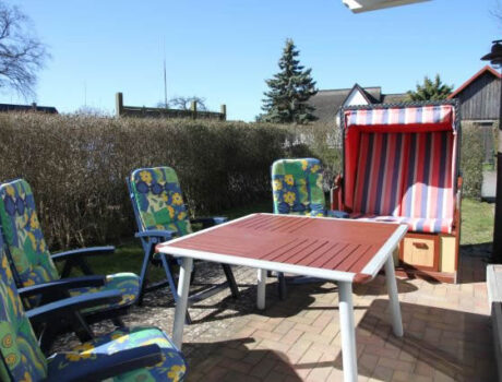 Außenbereich der Wohnung 1 in der Villa Vogelsang (Zingst)